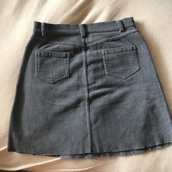 brant melville john galt blue corduroy skirt - Picture 4 of 4